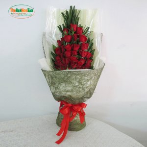 Bó hoa hồng đỏ