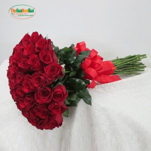 Bó 50 hoa hồng nhung TGHT-001154