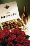 15 red roses VSOP Cognac and box of Chocolates