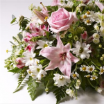 Classic Posy - Pink and White