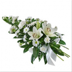 Sympathy Spray Suitable for Service (white)-Funeral