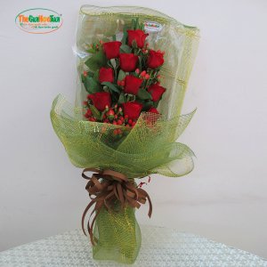 Bó hoa hồng đỏ